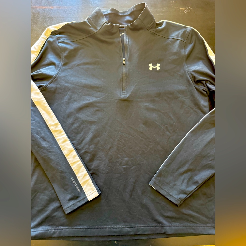 Under Armour Black Long Sleeve Pullover 1/4 zip